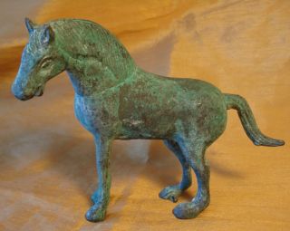 Vtg Aged Bronze Metal 5.  25 
