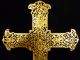 Fabulous Turn - Of - The - Century Gilt Filigree Crucifix Metalware photo 9