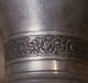 Antique 19th C Pewter Pitcher Grapevine 6 1/2 