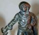 Antique Cast Iron Bookends Warrior Cape Sword Hat Metalware photo 6