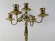 A Touch Of Class Extraordinary Solid Brass 5 Stick Scrolling Candleabra Metalware photo 3