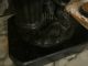 Fine Art Nouveau Patinated Bronze/marble Statue/figurine Signed Metalware photo 8