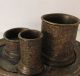 Exc Arts Crafts Metal Smoking Set Match Holder Striker Ashtray Cigarette Holder Metalware photo 1