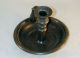 Antique Chamber Candlestick Saucer Ring Handle Snuffer Metalware photo 1