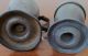Antique French Pewter Mustard And Pepper Set Neo Classicism Louis Xvi 1770 - 1800 Metalware photo 4