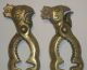 Antique 1800 ' S Pair (2) Bronze Brass Rooster Chicken Nutcrackers Metalware photo 1