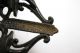 Antique Victorian Cast Iron Match Holder Double Pocket Wall Hanging Pat 1897? Metalware photo 2