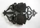 Antique Victorian Cast Iron Match Holder Double Pocket Wall Hanging Pat 1897? Metalware photo 3