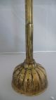 Antique Candlestick Rustic Brass 17.  5 
