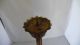 Antique Candlestick Rustic Brass 17.  5 