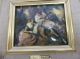 Bronze French Helca Picture Hammered By Hand Watteau Metalware photo 5