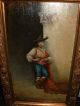 Old Oil Painting On Panel,  { Finely Dressed Gaucho,  Finished Finely,  Is Signed }. Other photo 11