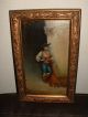 Old Oil Painting On Panel,  { Finely Dressed Gaucho,  Finished Finely,  Is Signed }. Other photo 3
