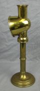 19th Century Brass Candle Lamp/candlestick With Reflector Metalware photo 3