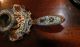 Antique French Champleve 19th.  Century Candle Holder Metalware photo 2