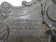 Antique Old White Metal Elks Club Bpde 22 Richardson Webster Award Plaque Nr Metalware photo 8