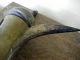 Antique Early 1800 ' S Primitive Brass Pitcher With Top Metalware photo 6