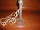 Vintage Antique Glass Lamp 2 Prong Wired Direct Works No Shade Lamps photo 3