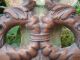 19c French Carved Walnut Griffin/dragon/gargoyle Crown Pediment/header Element Other photo 5