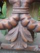 19c French Carved Walnut Griffin/dragon/gargoyle Crown Pediment/header Element Other photo 6