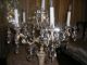Antique Rare Gourgeous Bronze Crystals Candelabra/banquete Lamp/chandelier Metalware photo 1