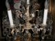 Antique Rare Gourgeous Bronze Crystals Candelabra/banquete Lamp/chandelier Metalware photo 8