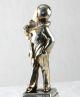 Art Deco Austrian Silvered Bronze Boy Sgnd Tereszczuk Metalware photo 4