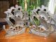 Antique Cast Iron Nautical Sailing Ship Bookends Metalware photo 1
