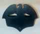 Cast Iron Match Holder Spread Eagle & Stars Marked 220e Metalware photo 1