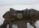 Bronze Oriental Figure Rides A Stylized Horse Incense Burner Metalware photo 5