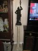 Old Antique Spanish Soldier Spelter Figurine 28  Tall. Metalware photo 2