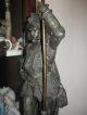 Old Antique Spanish Soldier Spelter Figurine 28  Tall. Metalware photo 4