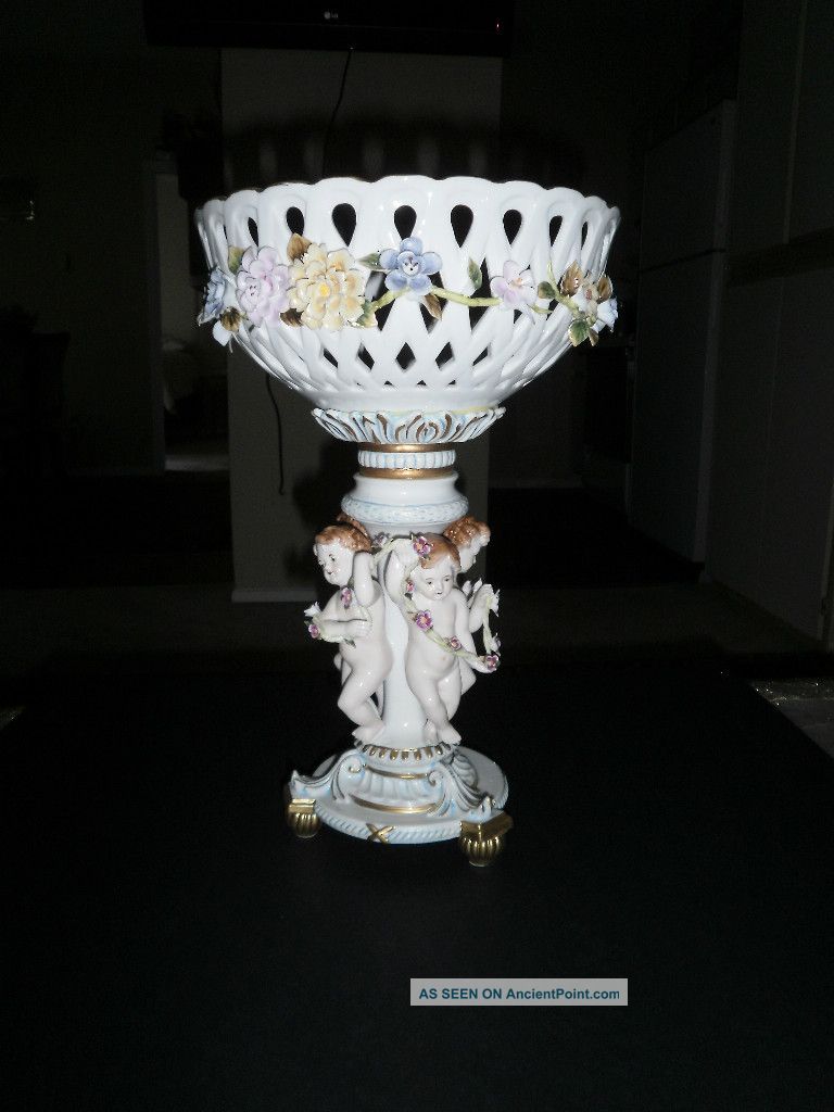 Antique Dresden Center Piece Figurines photo