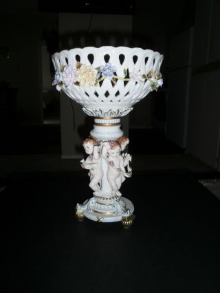 Antique Dresden Center Piece photo
