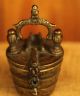 Circa 1840 ' S Complete Set Of Six Piece Cast Brass Nesting Weight Set Metalware photo 1