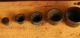 Circa 1840 ' S Complete Set Of Six Piece Cast Brass Nesting Weight Set Metalware photo 3
