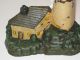 Antique Lighthouse Cast Iron Doorstop Paint C: 1920s Metalware photo 3