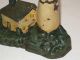 Antique Lighthouse Cast Iron Doorstop Paint C: 1920s Metalware photo 4
