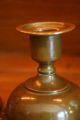 Pair Of Antique Arts & Crafts Art Deco Era Country Cottage Copper Candle Holders Metalware photo 5
