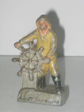 Old Salt Firsherman Cast Iron Paperwight W Yarmouth photo