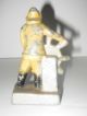 Old Salt Firsherman Cast Iron Paperwight W Yarmouth Metalware photo 4