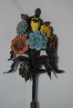 Decorative Metal Flowers On A Post Metalware photo 1