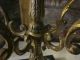 Pr Xl Antique French Bronze?brass & Marble 11 Light Candelabras/girandole Metalware photo 7