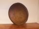 Antique - Brass Wall Plate - Plaque - Rolled Edge - Hand Paint. Metalware photo 2