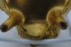 Antique Art Nouveau Gilt Metal Footed Jewelery Box Cask Pat.  1904 Metalware photo 11