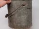 Antique Fall City Grand Mino 310 Bucket Old Metal Fishing Pail Metalware Nr Metalware photo 10