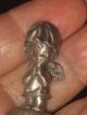 Dated 1975 Little Gallery Hallmark Pewter Figurine Winged Angel Prays Miniature Metalware photo 9