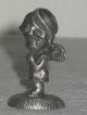 Dated 1975 Little Gallery Hallmark Pewter Figurine Winged Angel Prays Miniature Metalware photo 1