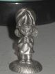 Dated 1975 Little Gallery Hallmark Pewter Figurine Winged Angel Prays Miniature Metalware photo 2