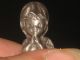 Dated 1975 Little Gallery Hallmark Pewter Figurine Winged Angel Prays Miniature Metalware photo 5